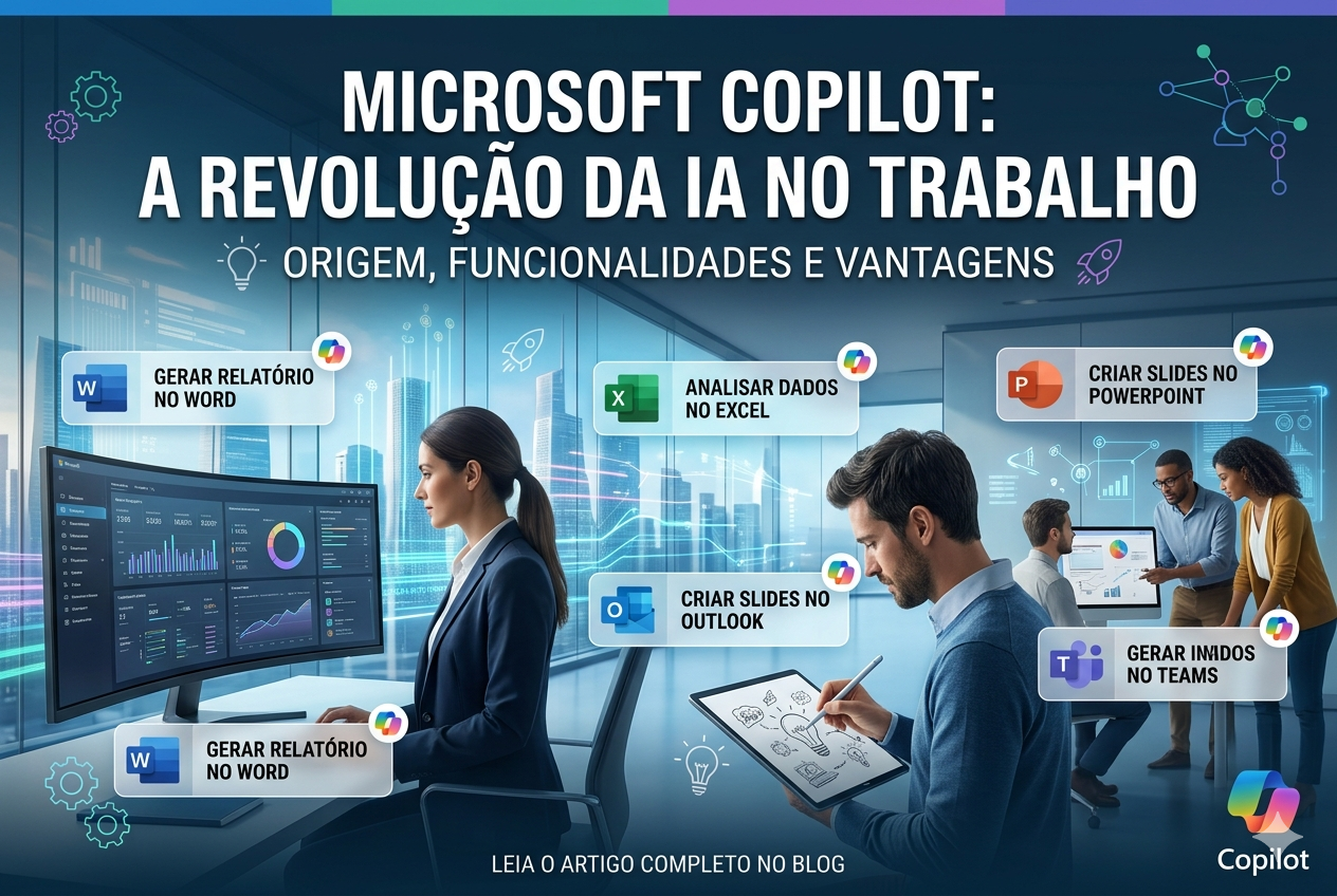 Microsoft Copilot: Origem, Principais Funcionalidades e Maiores Benefícios
